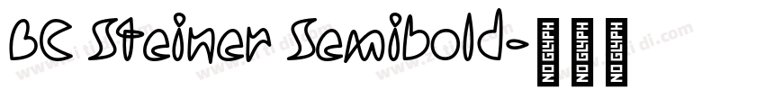 BC Steiner Semibold字体转换 BC Steiner Semibold字体转换